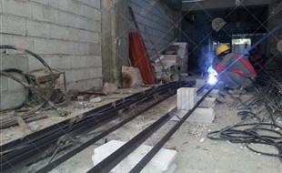 ساخت نعل درگاه فلزی