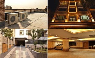 پارکینگ و پشتبام - نمای شب