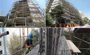 داربست و رابیتس کاری نما