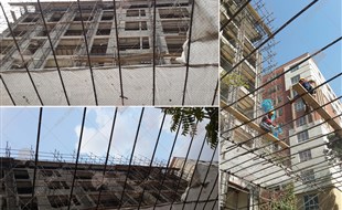 داربست و فنس کشی محوطه بیرونی