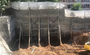 خاکبرداری و اجرای سازه نگهبان نیلینگ