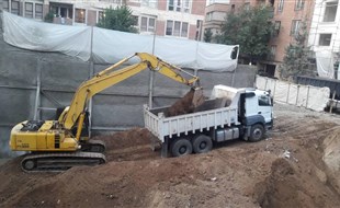 خاکبرداری و اجرای سازه نگهبان نیلینگ