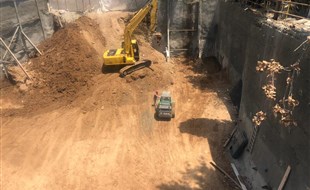 خاکبرداری و اجرای سازه نگهبان نیلینگ