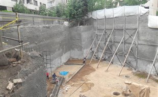 حفاری چاه شمع های بتنی