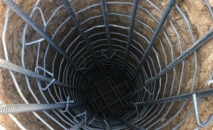 آرماتور بندی شمع بتنی